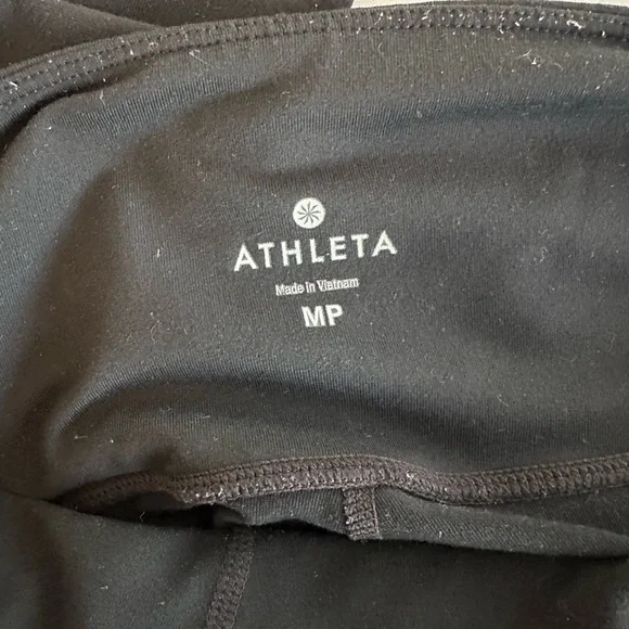 Athleta Black Activewear Leggings 7/8 - Picture 6 of 6
